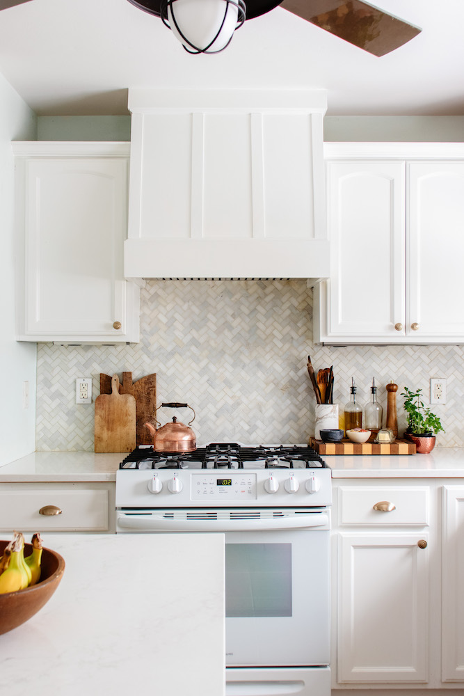 Кухонная вытяжка своими руками — оттенки синего интерьера