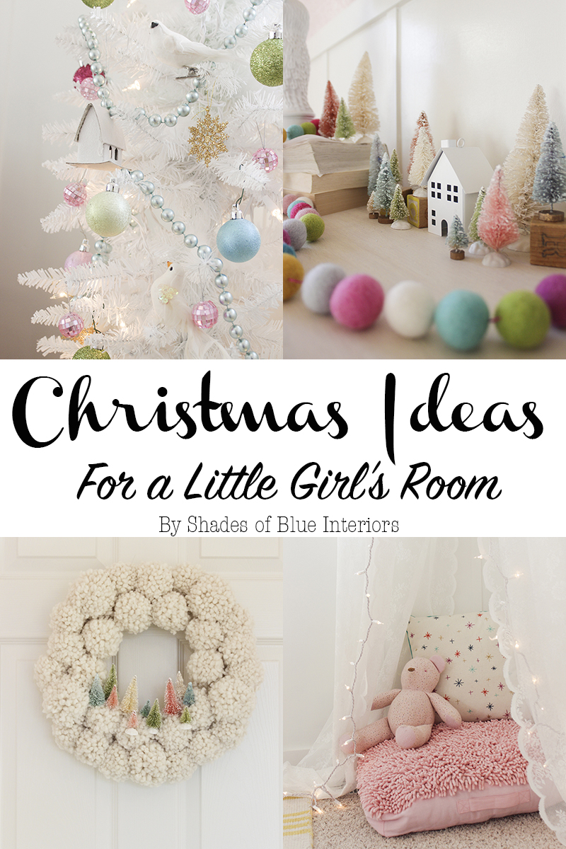 Рождественские идеи для комнаты маленькой девочки
